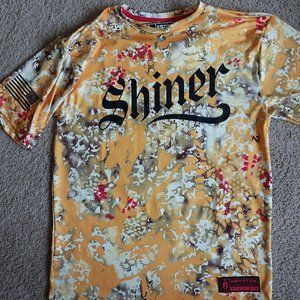 Shiner beer Kryptek Battlefield to Back Country New w/o tags M shirt - 0018